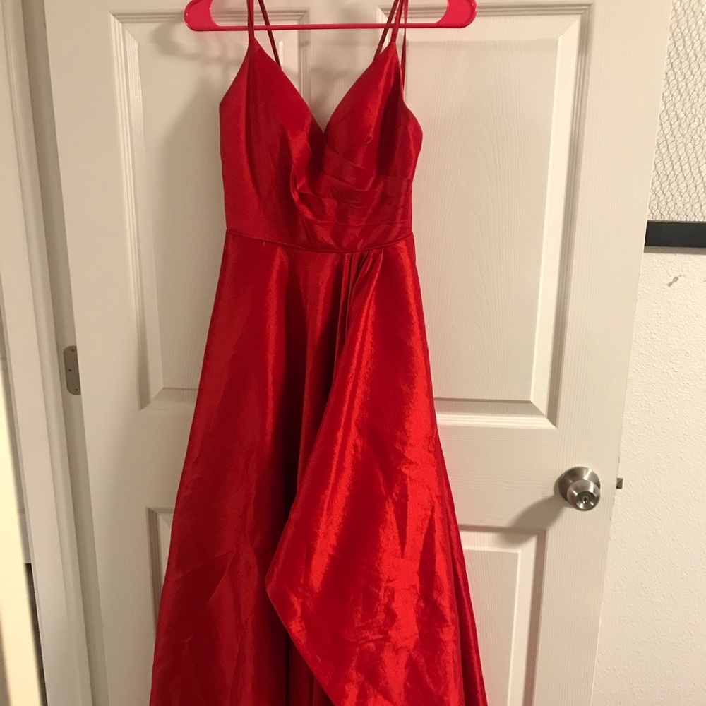 Red prom dress